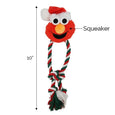 Sesame Street Santa Elmo Christmas Dog Toy